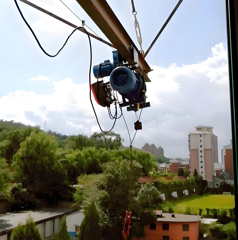 上海萬克建設項目-懸掛式多控電動葫蘆